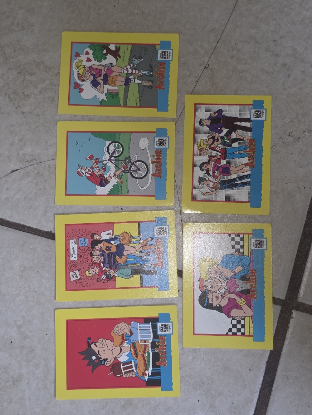 1991 Archie Comics   6 cards   Safe Kids from Impel
